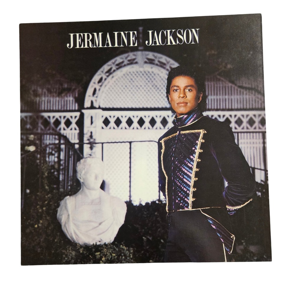 Jermaine Jackson Self Titled 1980s Album Flat Promo Poster 12x12 Vintage
